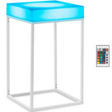 Tabla de club cuadrado Retroceso RGBW LED 60 x 60 x 106 CM