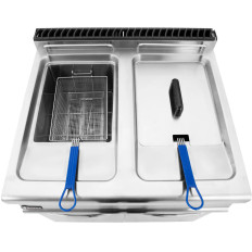 Double Gas Fryer avec propane / GPL / Cabinet de gaz naturel 2 x 36 l 30 kW