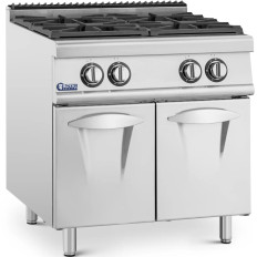 Gaskokare 4 brännare med propan / lpg / naturgas 14,3 kW