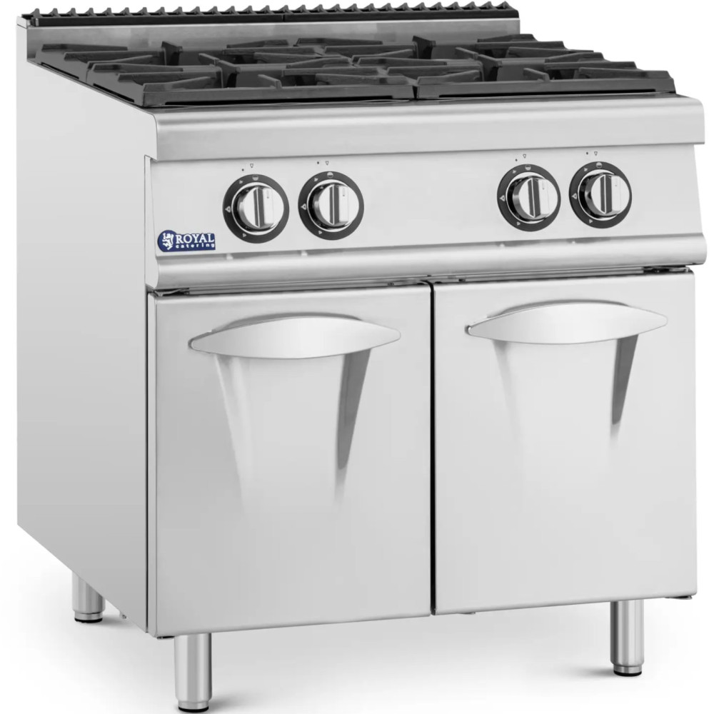 Plynový sporák 4 horák s propánmi / LPG / zemný plyn 14.3 kW