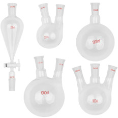 Laboratory glasses for distillation of a 24/40 grinder - a set of 32 el.