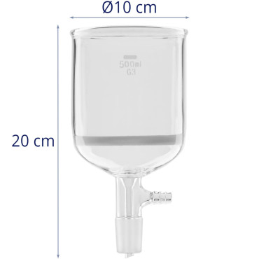 Laboratórny sklenený filter Filter 500 ml 24/40