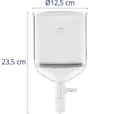 Laboratorijas stikla filtri 1000 ml 14/41 Skle