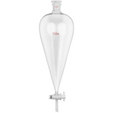 Laboratórne rozdeľovača Sklo Pear 2000 ml SKLIF 24/29