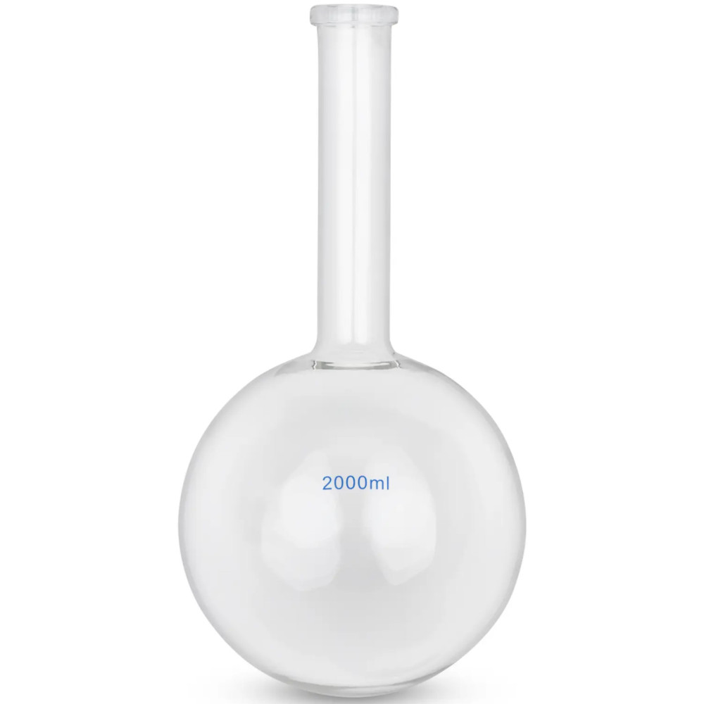 Glaskolv. Laboratorieutrymmen. Laboratorium 2000 ml