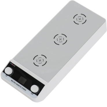 Magnetická laboratoř míchadla 3 x 1000 ml 100-1500 ot / min