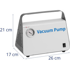 Vlečna črpalka Wallowe z garanškim 0.8 bar 15 l / min