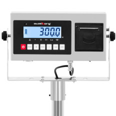 Lestvica platforme z LCD nalepko Printer 60 x 45 cm 300 kg / 10 g