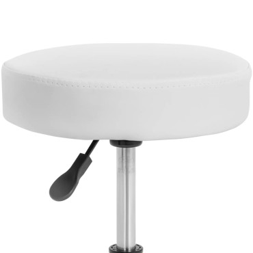 Tabouret à selles sur roues jusqu'à 150 kg worcester - or blanc