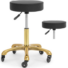 Stool kosmeetiline väljaheide ratas kuni 150 kg Worcester - must kulla