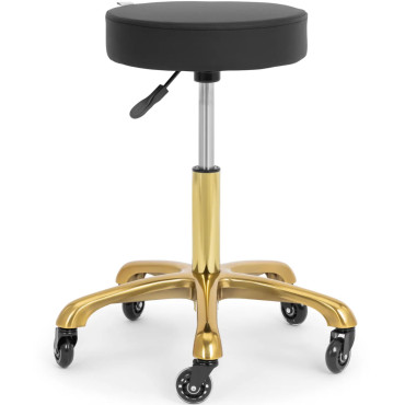 Stool kosmeetiline väljaheide ratas kuni 150 kg Worcester - must kulla