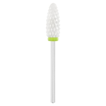 Fraise Céramique EXO Ovale Ø6,0mm Grain Grossier Vert / 307C — vue de face