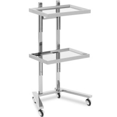 Help Kapper Cosmetische 2 Opvouwbare planken - Zilver