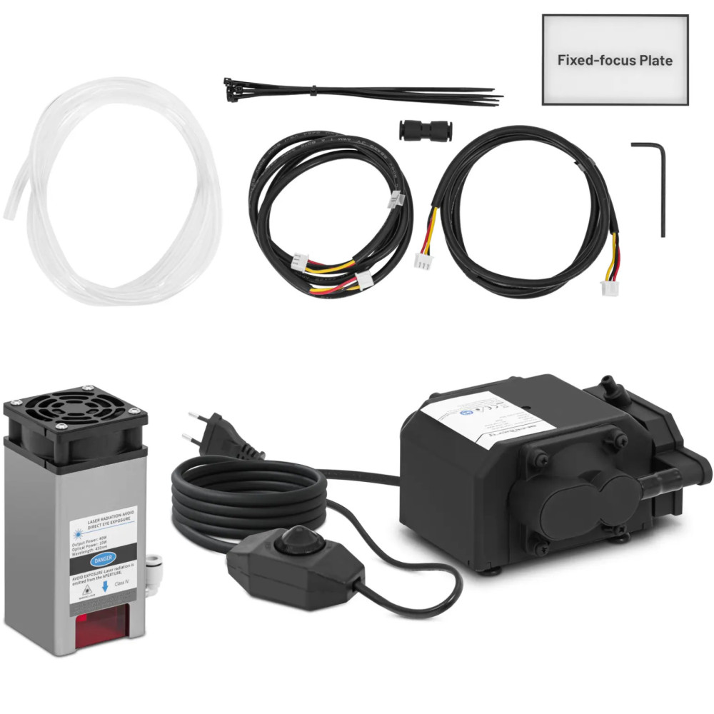 Cabeça a laser a laser para gravação de corte 10 W 27 l / min