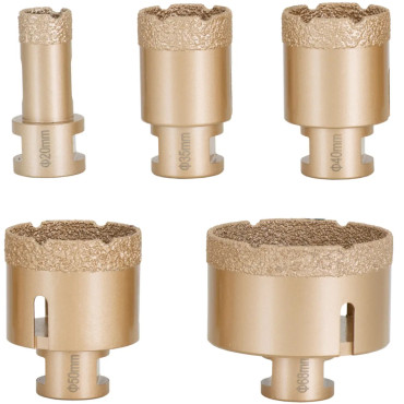 Diamantgat voor hoekige slijpmachines 20/35/40/50/68 115 mm M14 - Set