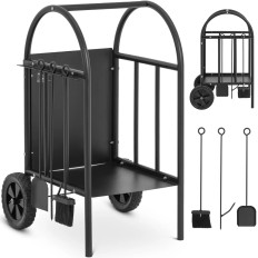 Stroller Stand για καυσόξυλα και αξεσουάρ χάλυβα μέχρι 50 κιλά