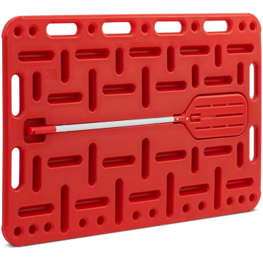 Plattan. Sortering. Separator. Separationspanel för grisar 120 x 77 cm - röd