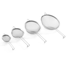 En tjock rostfritt stål köksfilter för att torka ons 150mm - Hendi 638507
