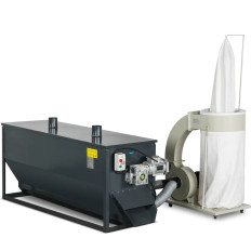 Refrigerator for lowering the pellet temperature up to 700 kg / h 400 V 1500 W