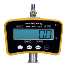 Āķis Svars ir apturēts ar tālvadības pulti līdz 1 ton 1t LCD dzeltenā krāsā