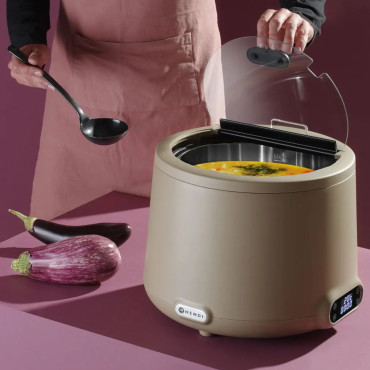 Thermos Kociołek Uniq Ηλεκτρική Σούπα Τετάρτη. 365 x 325 mm 8 l 500 w - μπεζ