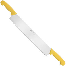 Cheese knife with two 655 mm handles - yellow