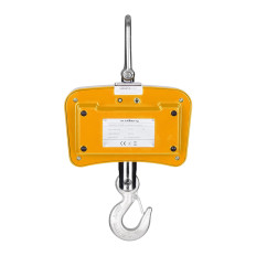 Báscula gancho suspendida con control remoto hasta 1 tonelada 1T LCD amarilla
