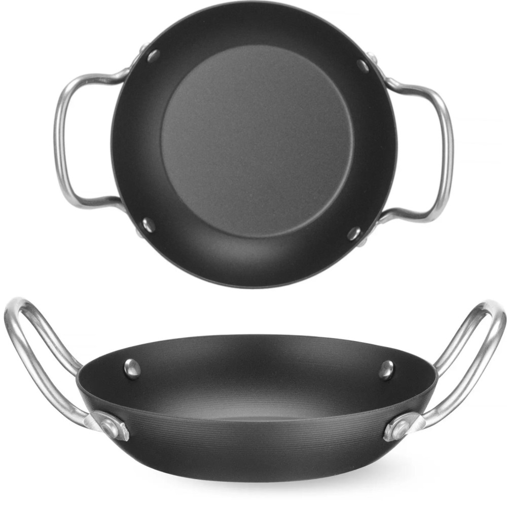 Stekepanne for karbonstål universell servering. 184 mm