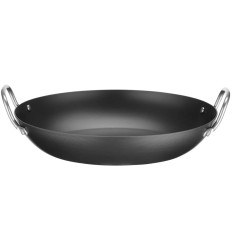 Padella per porzione universale in acciaio al carbonio. 204 mm