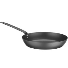 Frigideira para todos os tipos de kwie de aço carbono. 204 mm