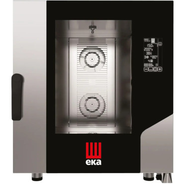 Gastro de máscara preto de vapor de vapor convectivo 7 x GN 1/1 10400 W