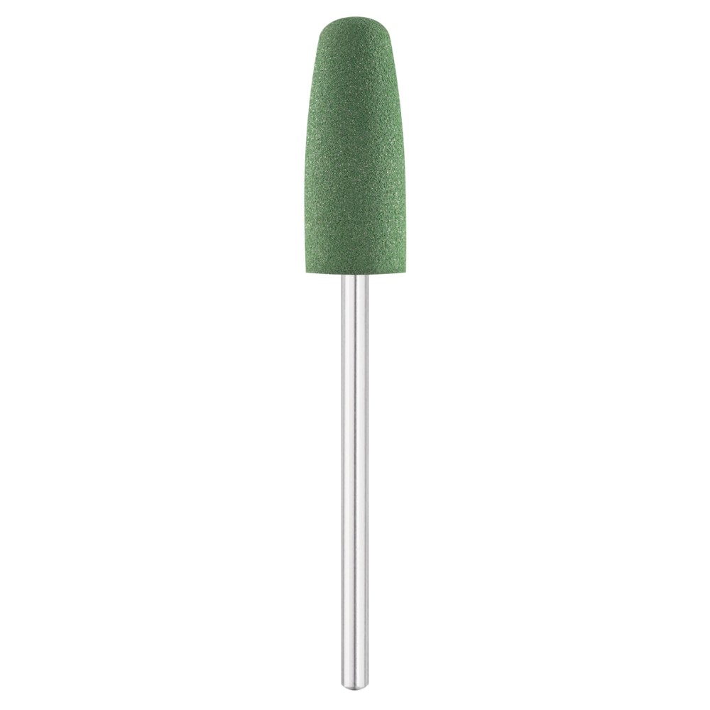 EXO RUBBER BIT GREEN CYLINDER ROUND Ø8.0MM / 320 — front view