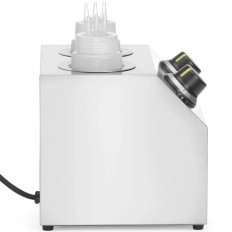 Electric heater for double bottle sauces 2 zones 2x 650 ml 200 w