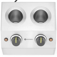 Electric heater for double bottle sauces 2 zones 2x 650 ml 200 w