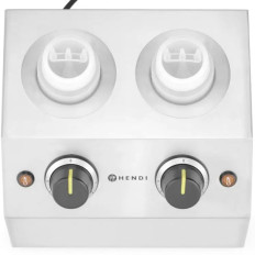 Electric heater for double bottle sauces 2 zones 2x 650 ml 200 w