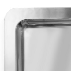 Plateau d'exposition plat pour plats avec bord lisse GN1/1 hauteur 10mm - Hendi 807705