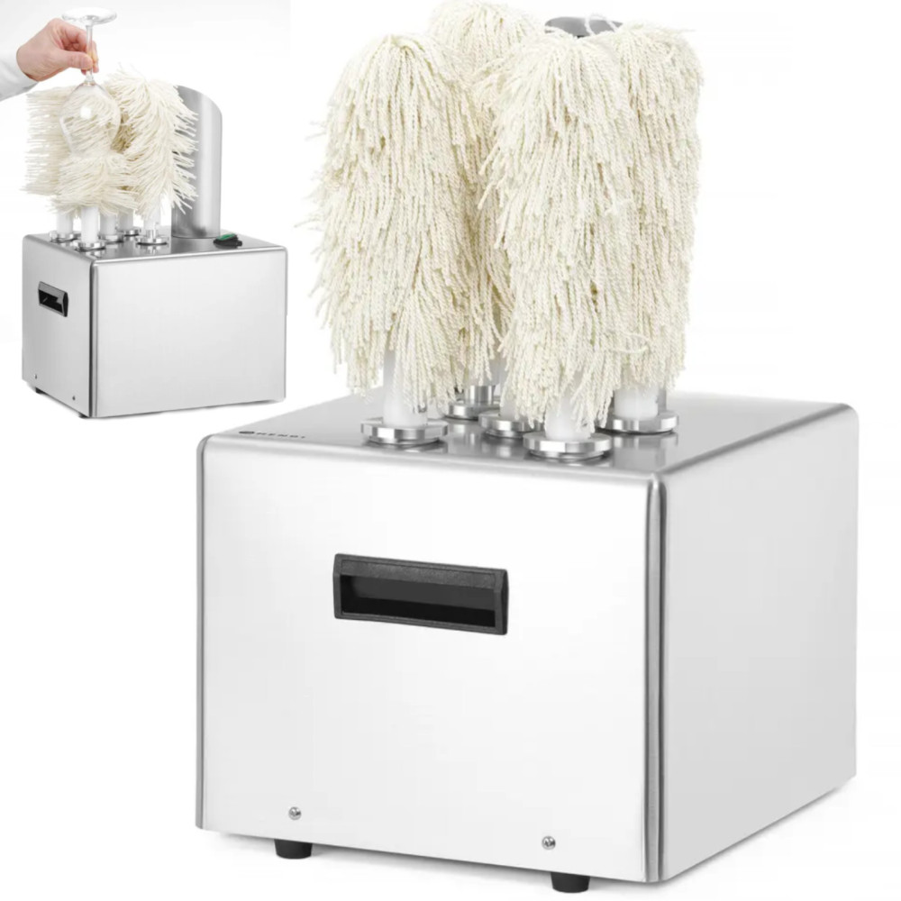 Polisher glāzēm stikla elektriskās glāzes līdz 330 glāzes / h 1350 w