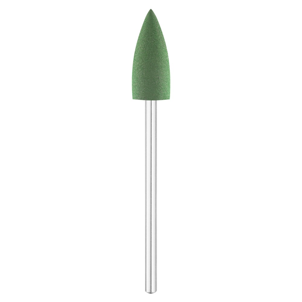 EXO Gumeni Borer Zeleni Konični Ø10,0mm / 204 — pogled sprijeda