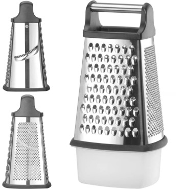 Kuhinja Grater 4 Siroko s posodo 158 x 130 x 310 mm