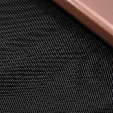 Kozmetické kreslo z hliníka ružové zlato — detail povrchu