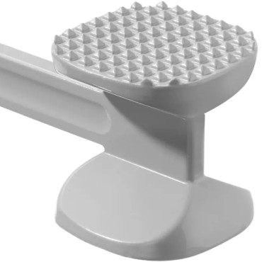 Dubbelsidig köttpestle 300 x 80 x 80 mm - grå