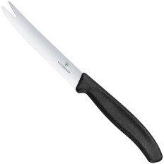 Coltello per salsicce di formaggio Lunghezza 110/219 mm - Nero