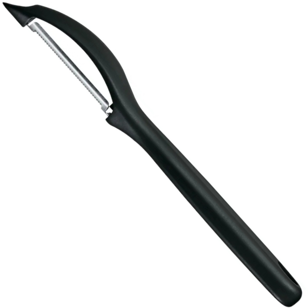 Demantraczek Universal for vegetabilsk frukt Serrated - svart