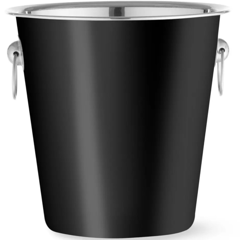 Hink för champagne isstål 3,3 l ons 220 x 190 mm - svart