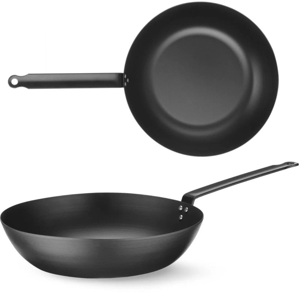 Univerzální wok z uhlíkové oceli St. 304 mm