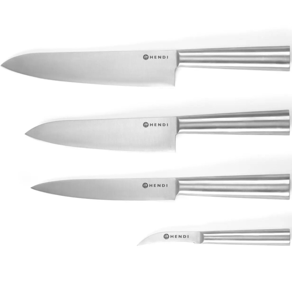 Set von 4 Stahlküchenmesser - Hendi 781029
