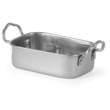 Majhna krhka za prigrizek iz nerjavečega jekla 185x95x45mm - Hendi 426487