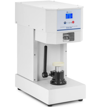 Mašīna kannu aizvēršanai dzērieniem. Close-up. 55 mm līdz 720 kārbas / h