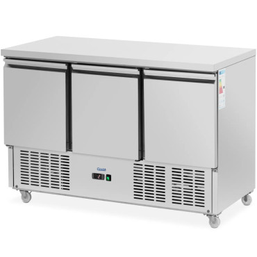 Mesa de catering nas rodas 3 câmaras 360 l 137 x 70 x 95 cm