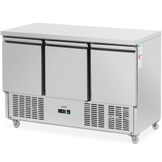 Maitinimo stalas ant ratų 3 kameros 360 L 137 x 70 x 95 cm